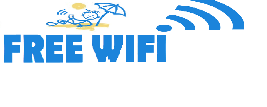 Free wifi area in the camping riviera